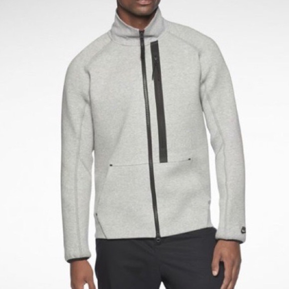 Grey Heather Men’s Nike Sportswear Tech Fleece Collection - N98 Track Jacket L